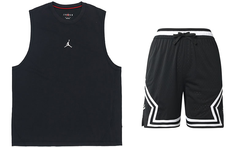 

Мужская повседневная спортивная одежда Jordan, цвет Black + Black (Set of 2)