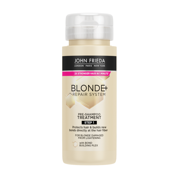 

Кондиционер для волос перед мытьем шампунем blonde+ repair system, pre-shampoo treatment John Frieda, 100 мл