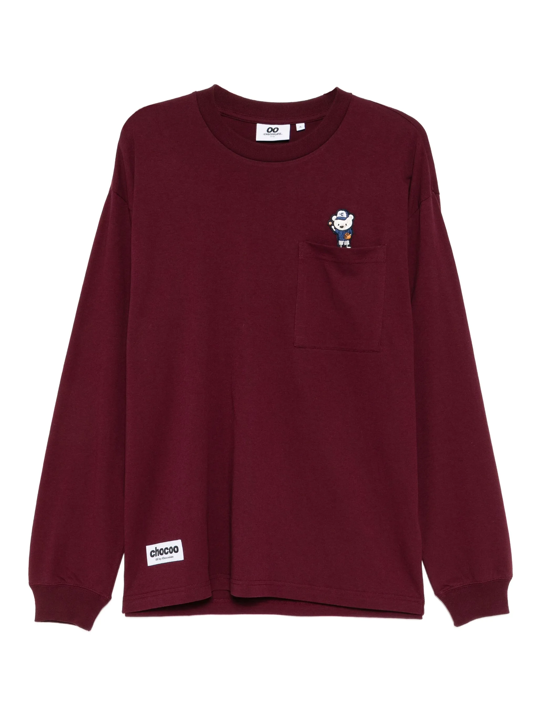 

Футболка с вышивкой Chocoolate, красный