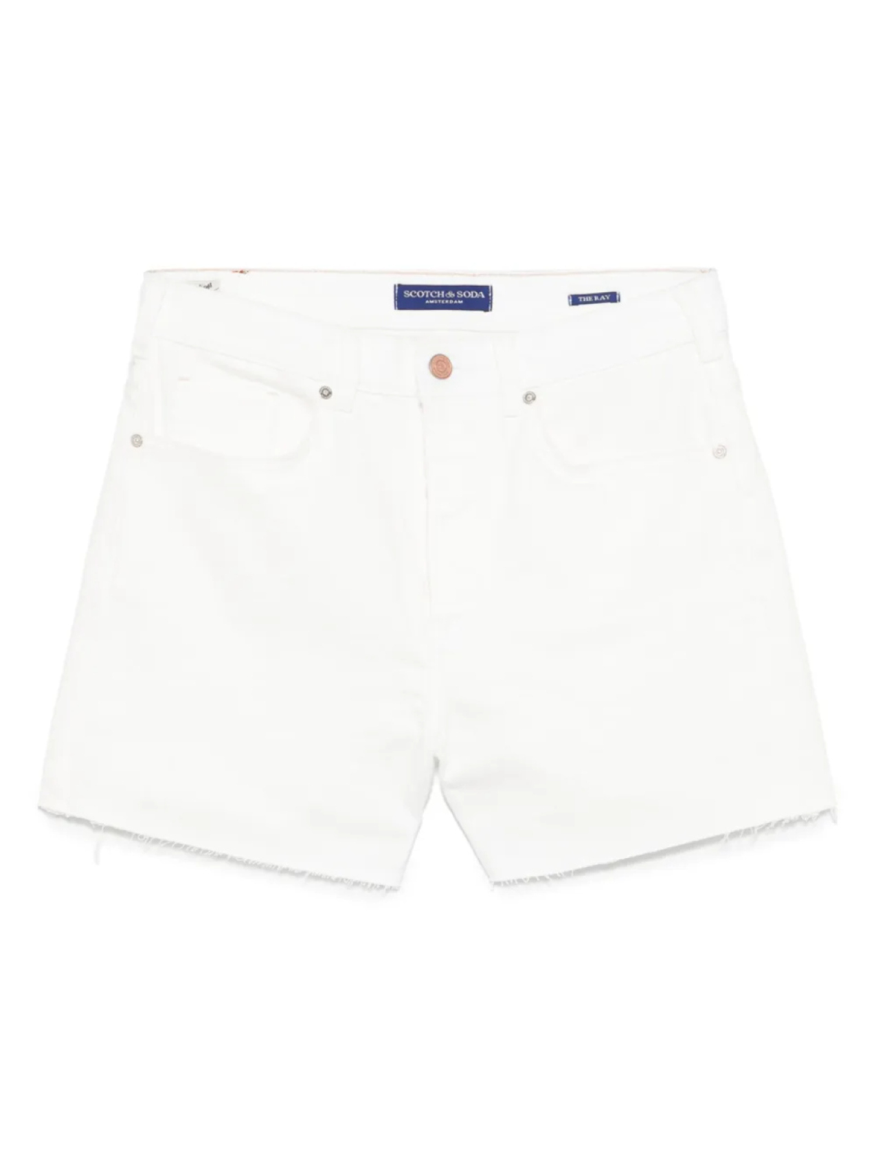 

Шорты с высокой талией Scotch & Soda, белый
