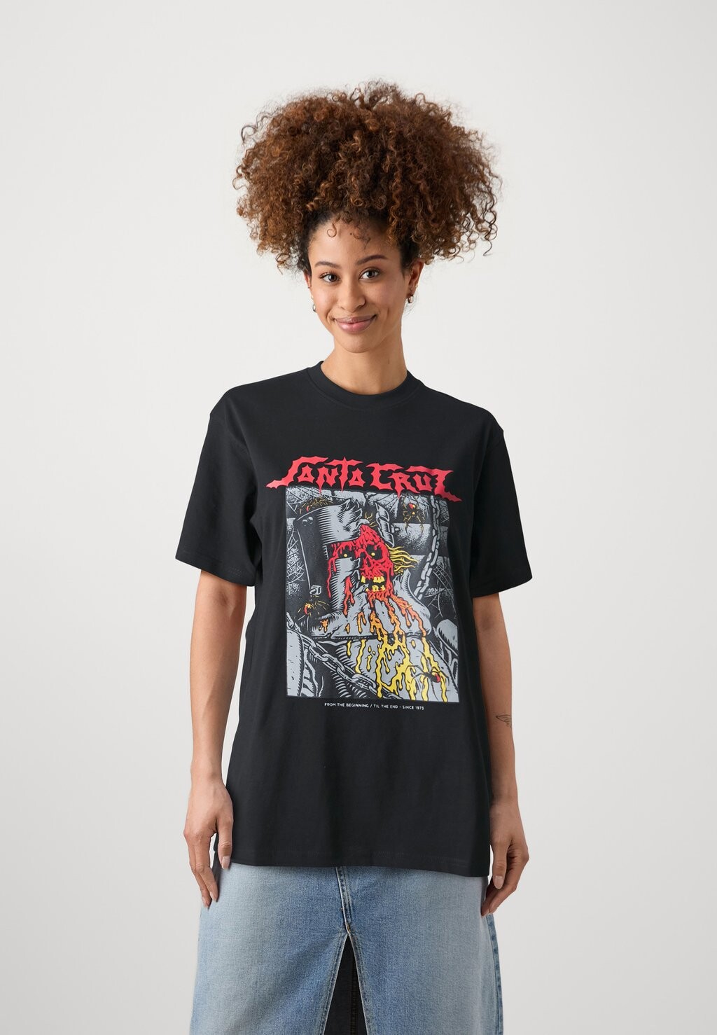 

Футболка с принтом Pace Dungeon Front Unisex Santa Cruz, черная