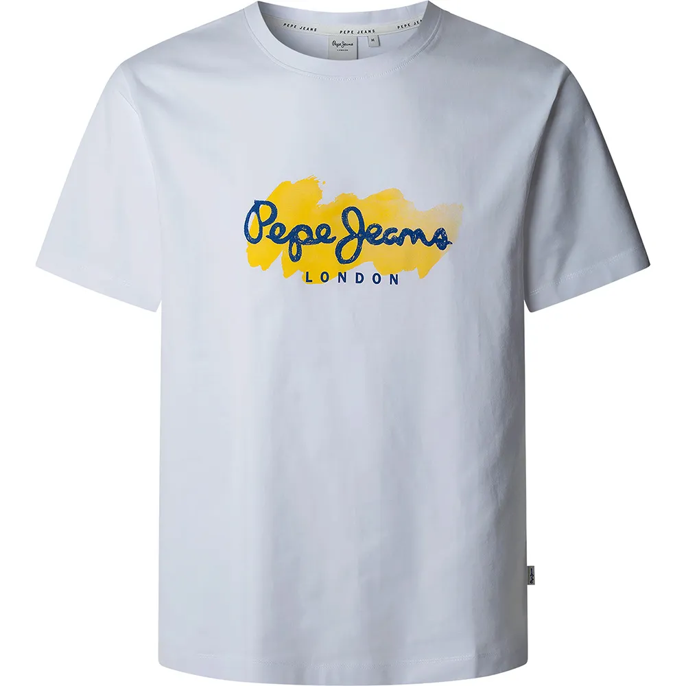 

Футболка с коротким рукавом Pepe Jeans Milton, белый