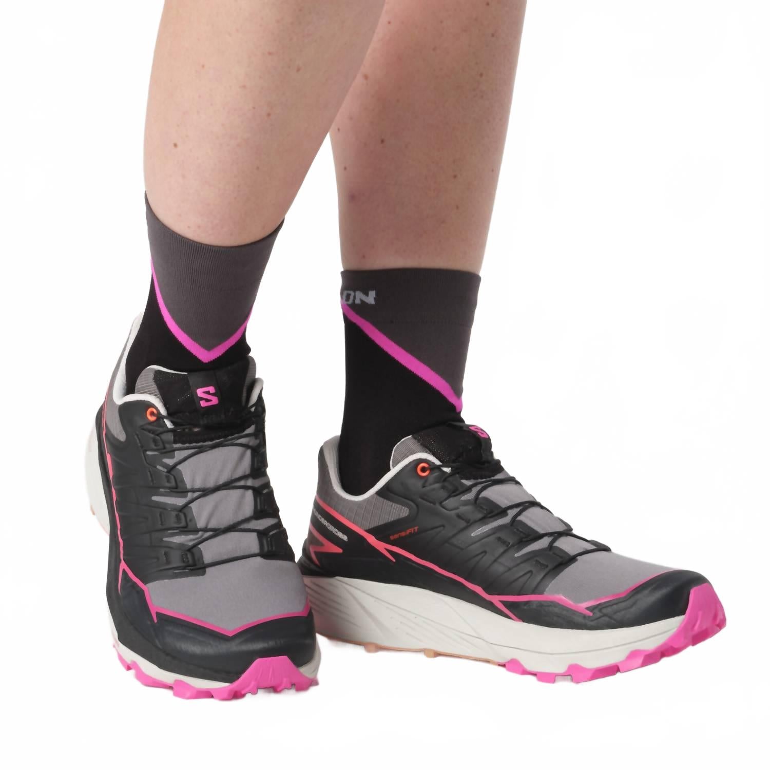 Женские кроссовки Thundercross в цвете Plum Kitten/черный/розовый Glo SALOMON — фото 2