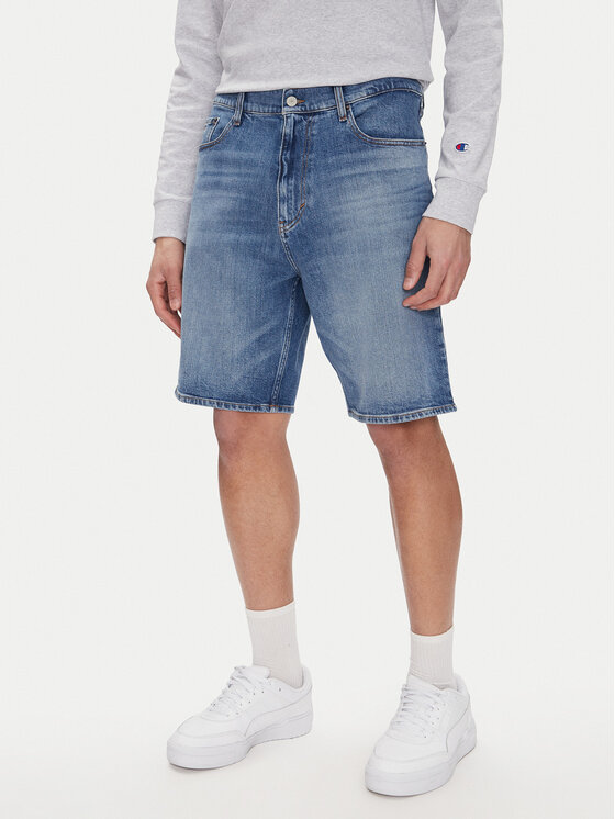 

Джинсовые шорты свободного кроя Isaac DM0DM20952 Tommy Jeans, синий