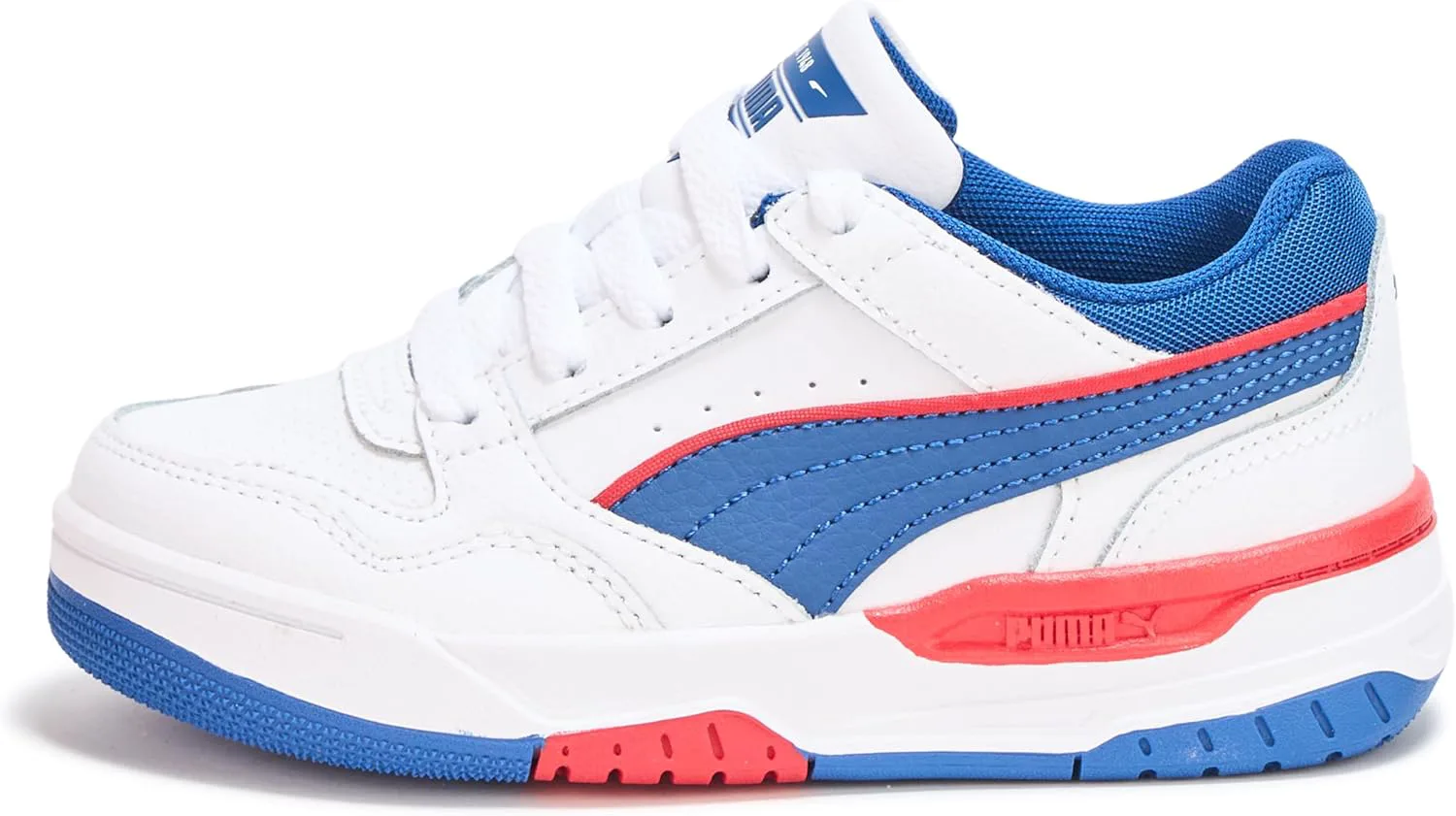 

Кроссовки PUMA Rebound Layup Lo для детей (младший возраст), унисекс, белый