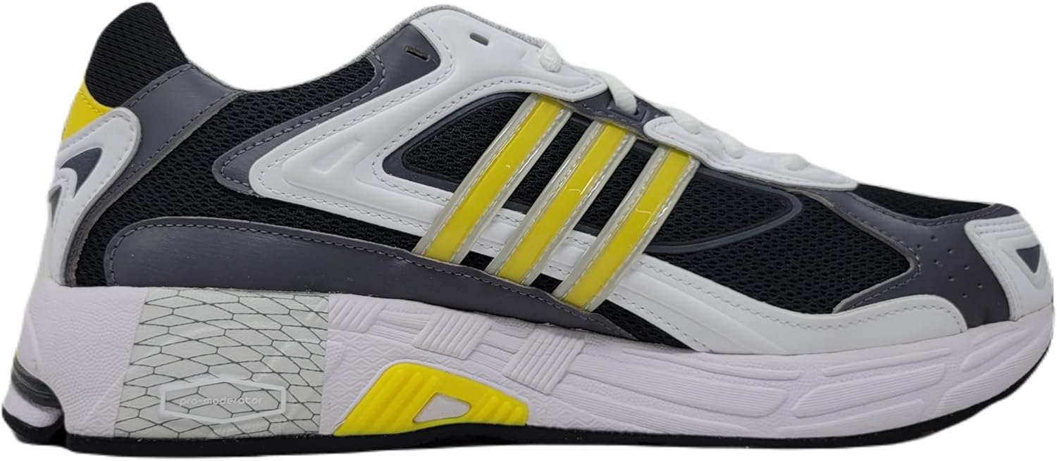 Мужские беговые кроссовки adidas Response CL, белый/черный/желтый — фото 2