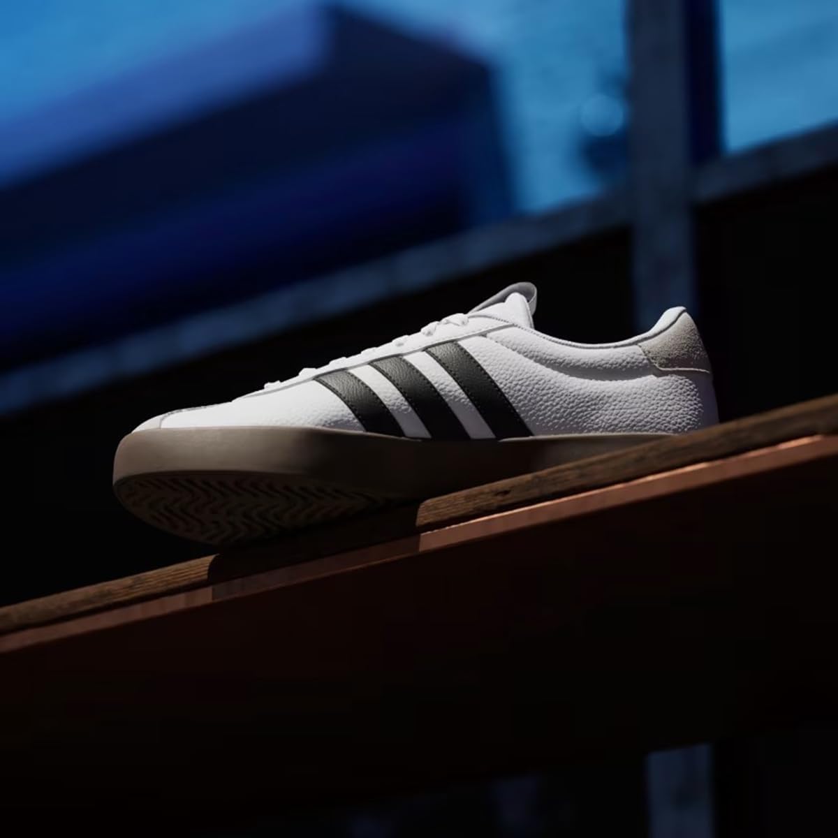 Мужские кроссовки adidas VL Court 3.0, белый/черный — фото 2