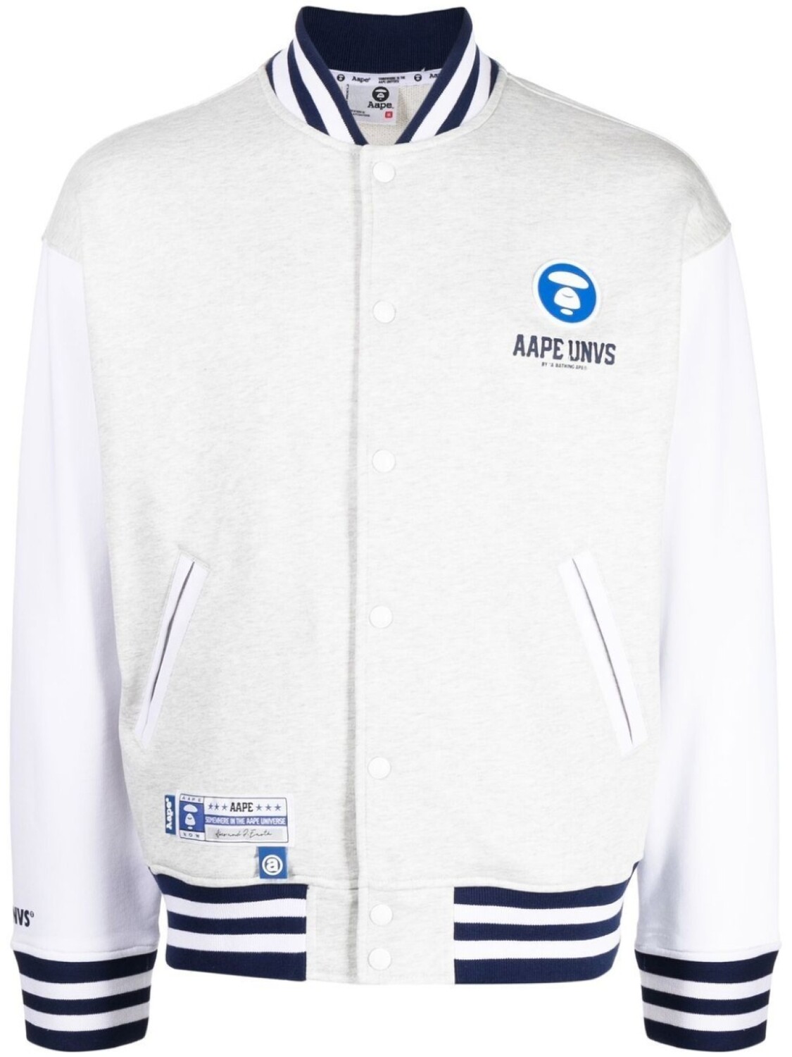 

Бомбер с логотипом AAPE BY *A BATHING APE, белый