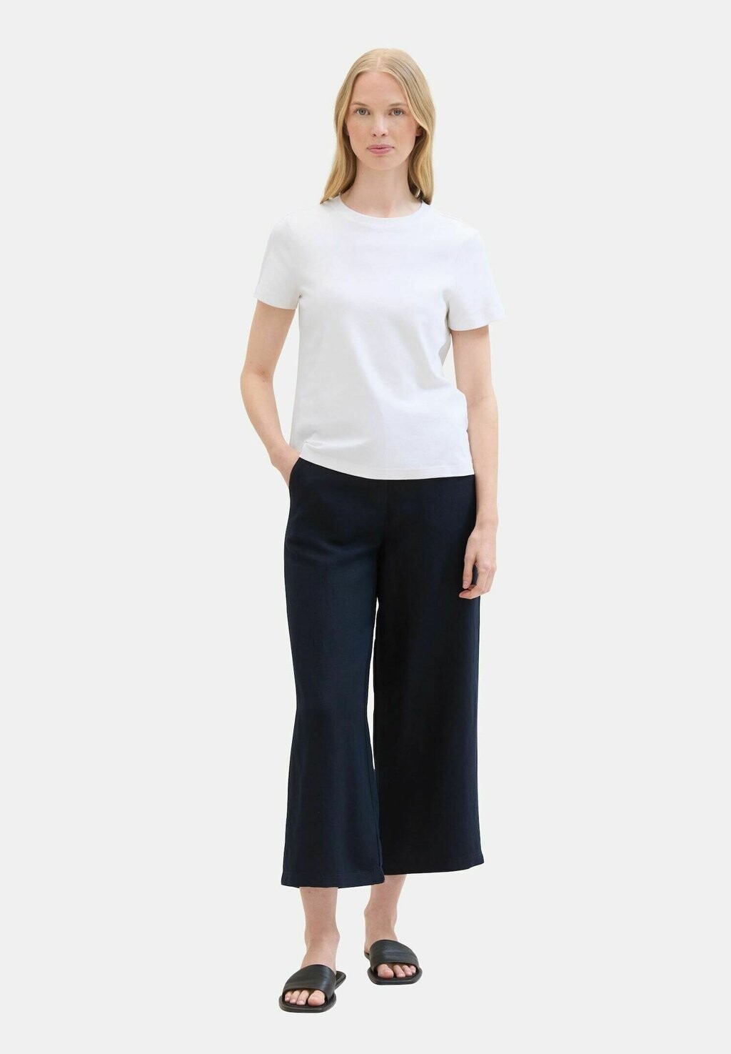 

Тканевые брюки CULOTTE TOM TAILOR, темно-синий
