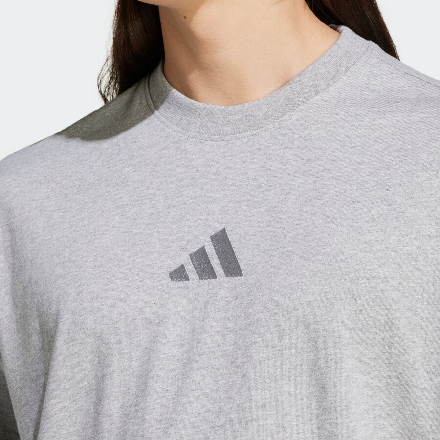 Футболка Performance ADIDAS SPORTSWEAR ALL SZN, пятнистый серый — фото 3
