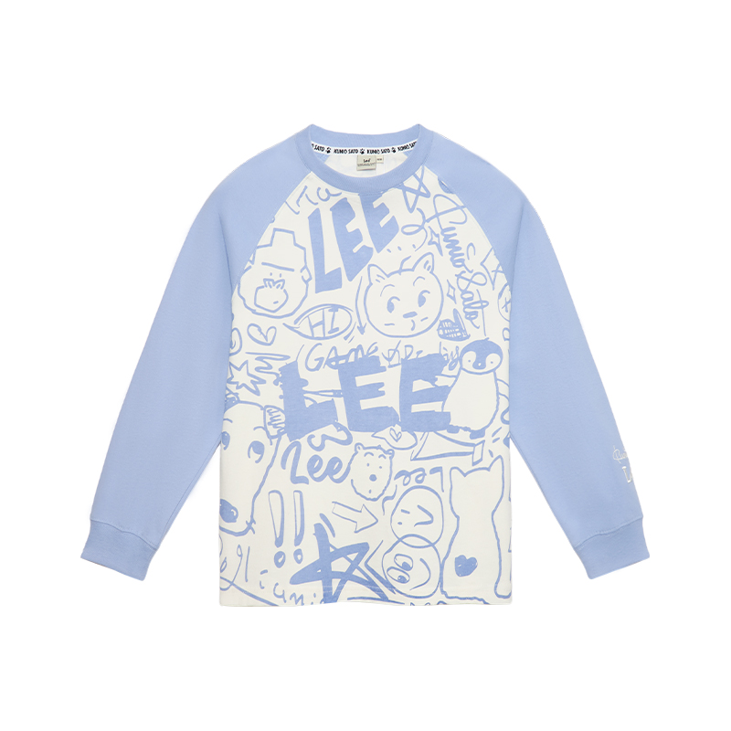 

Футболка для младших школьников Lee, светло-голубой