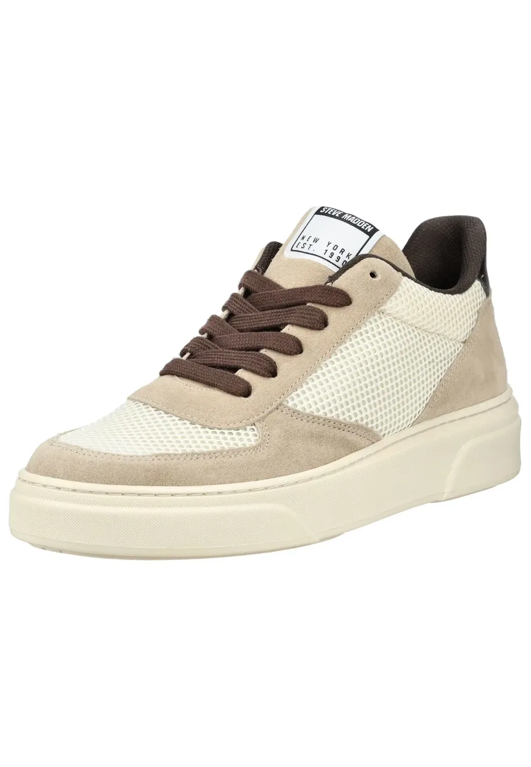 Кроссовки низкие на шнуровке Steve Madden, бежевый