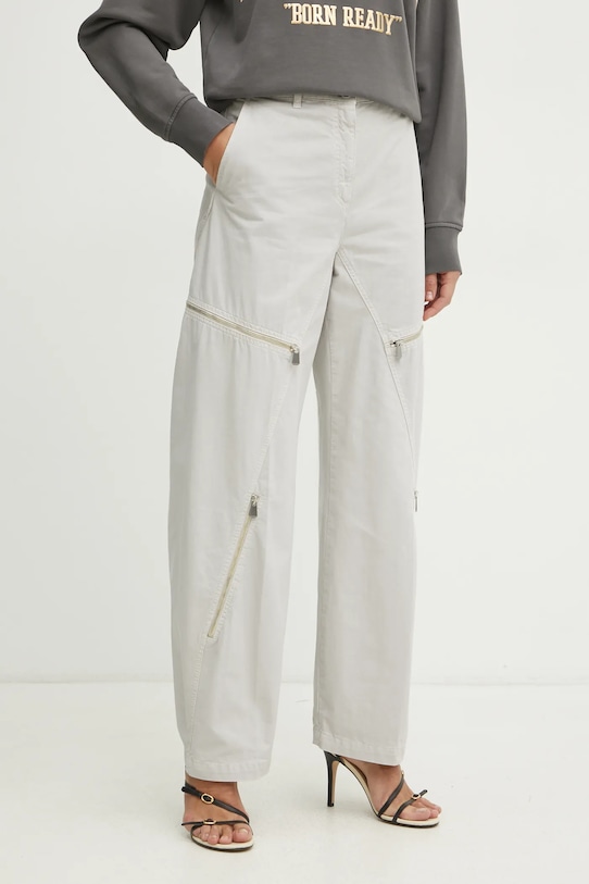 

Хлопковые брюки Pinko, серый