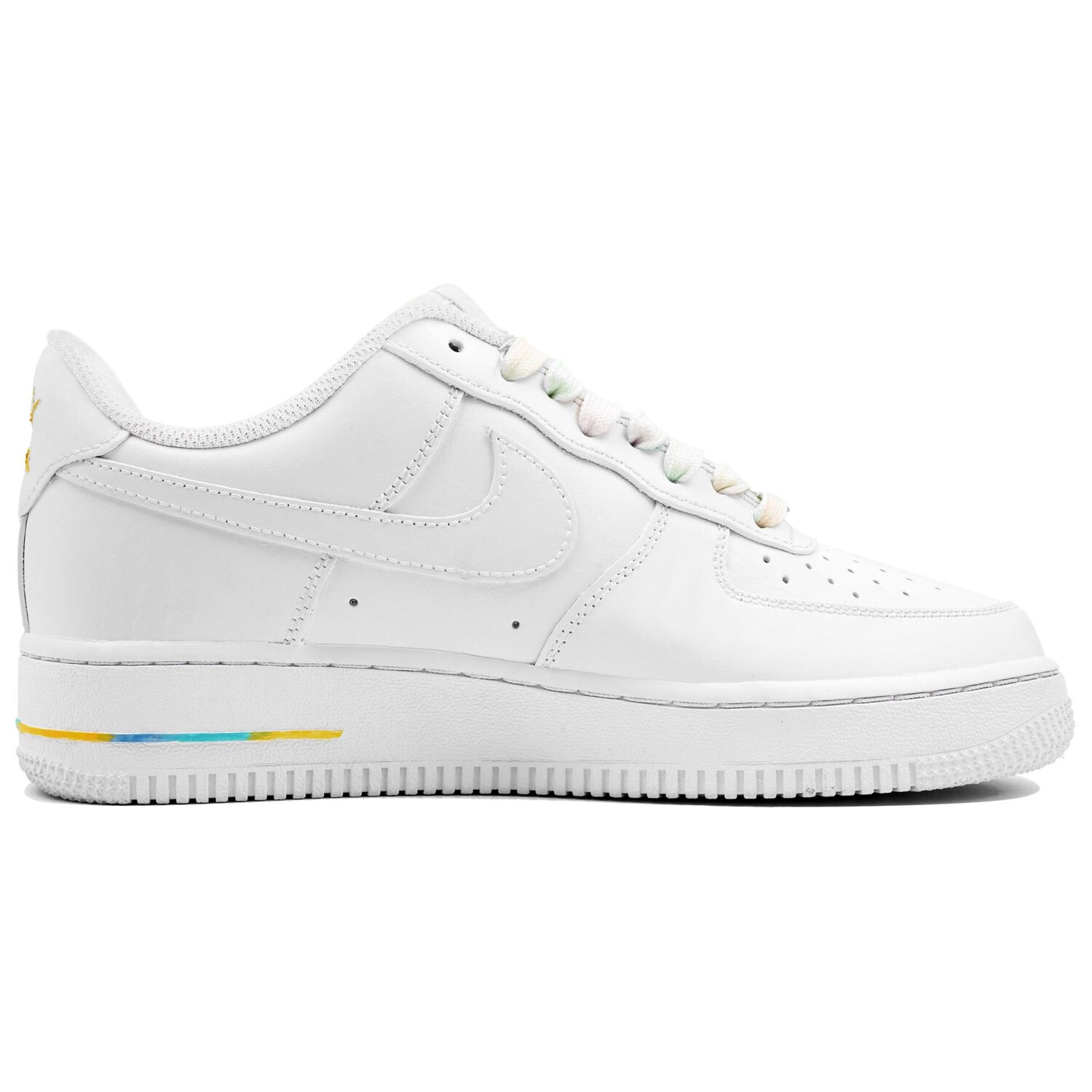Кроссовки Nike Air Force 1 Skateboarding Shoes Unisex Low-top Blue, белый/синий — фото 3