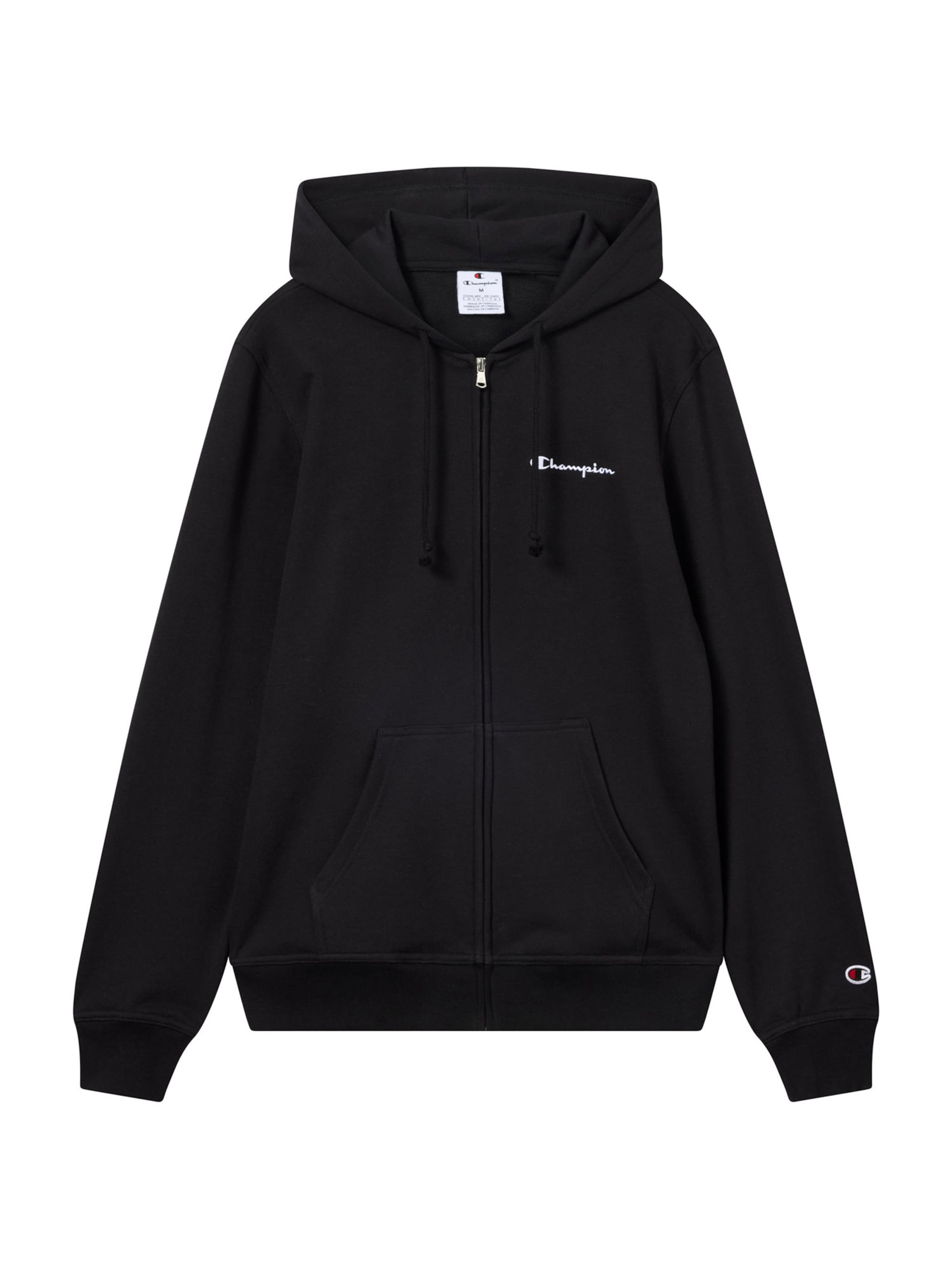 

Champion Authentic Athletic Apparel Худи на молнии в черном цвете