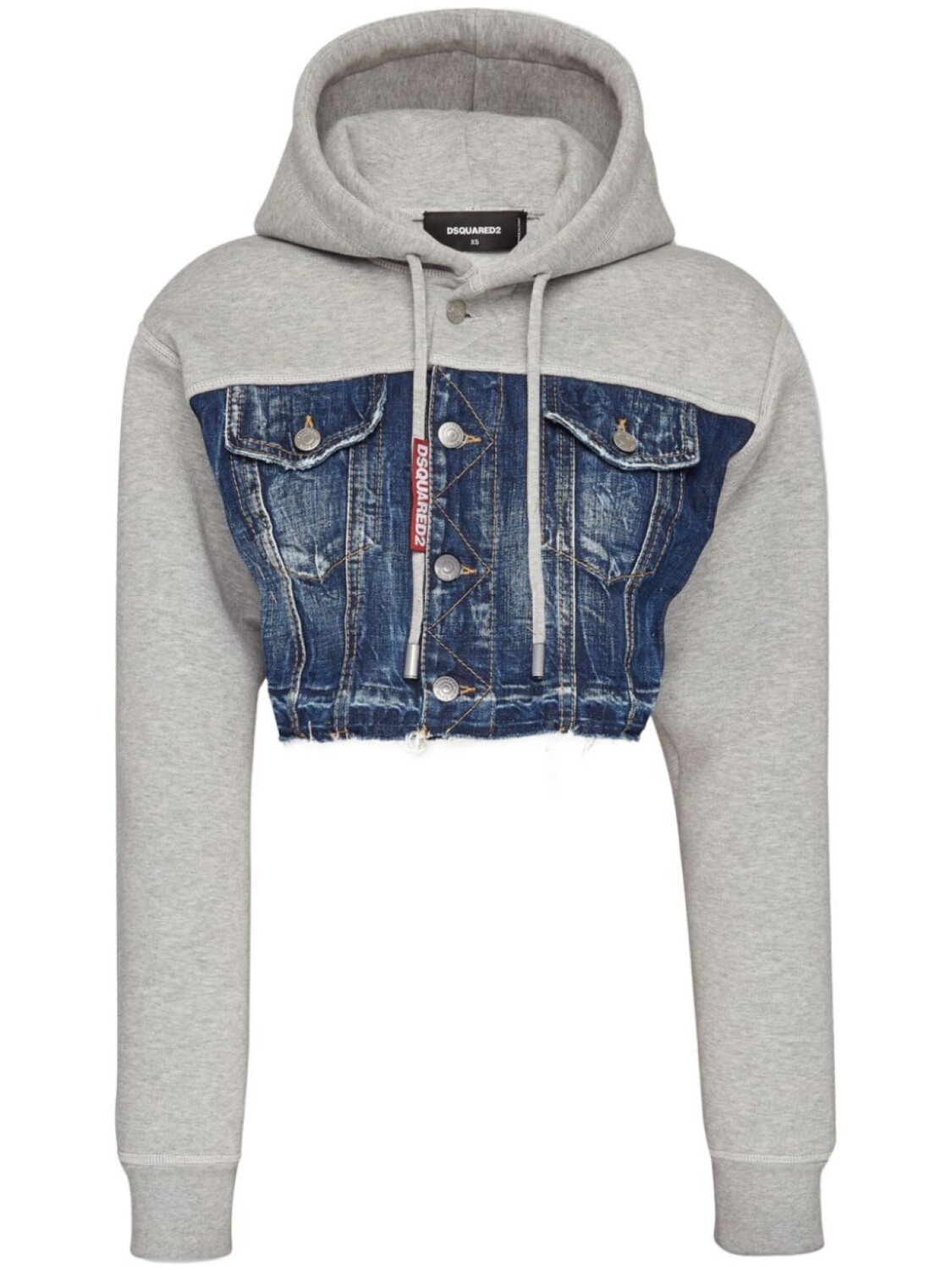 

Dsquared2 многослойное худи, синий