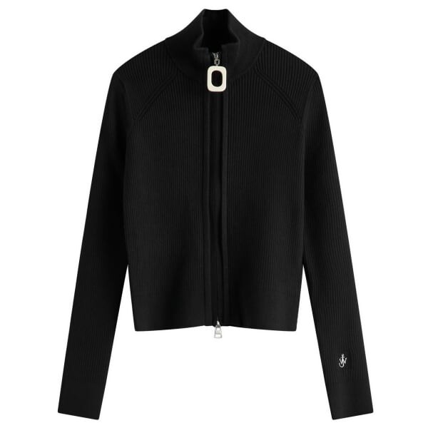 

Приталенный кардиган на молнии Jw Anderson, черный