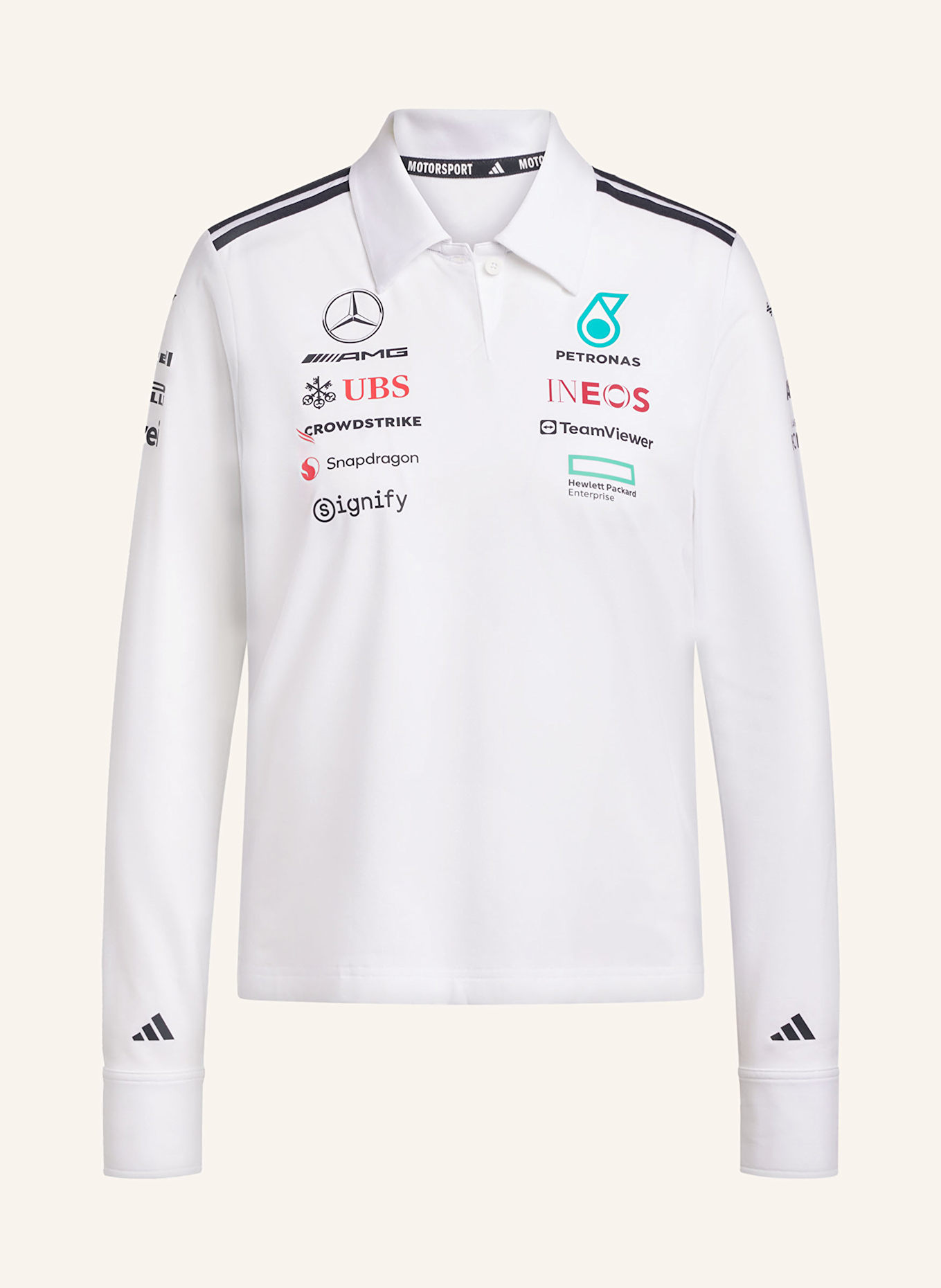 

Футболка-Поло Mercedes - AMG Petronas Formula One Team Adidas, белый