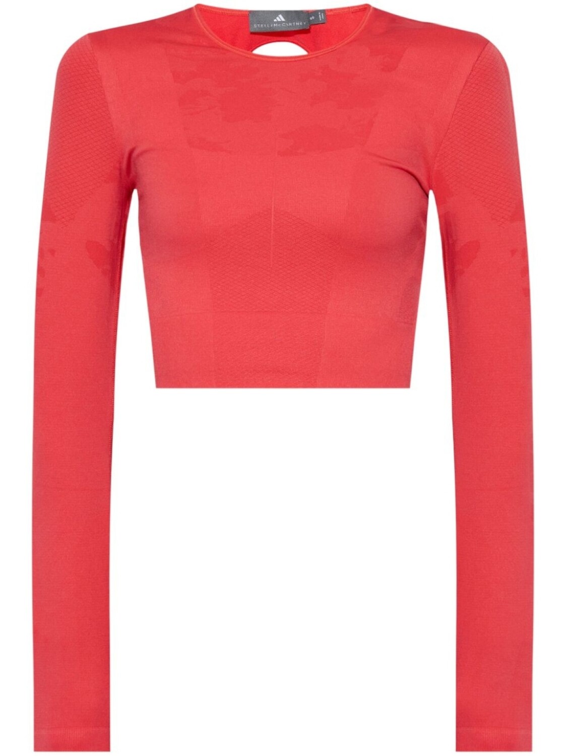 

Adidas by Stella McCartney спортивный топ с вырезом на спине, розовый