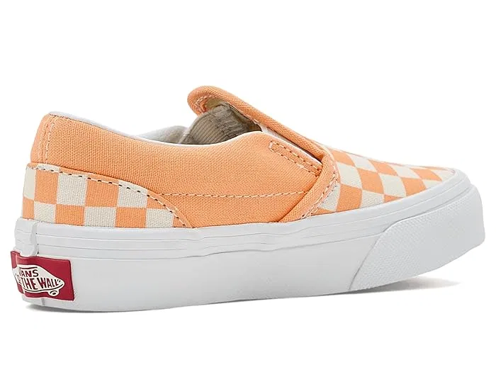 Кеды Classic Slip-On Vans Kids, Checkerboard Apricot Glow — фото 4
