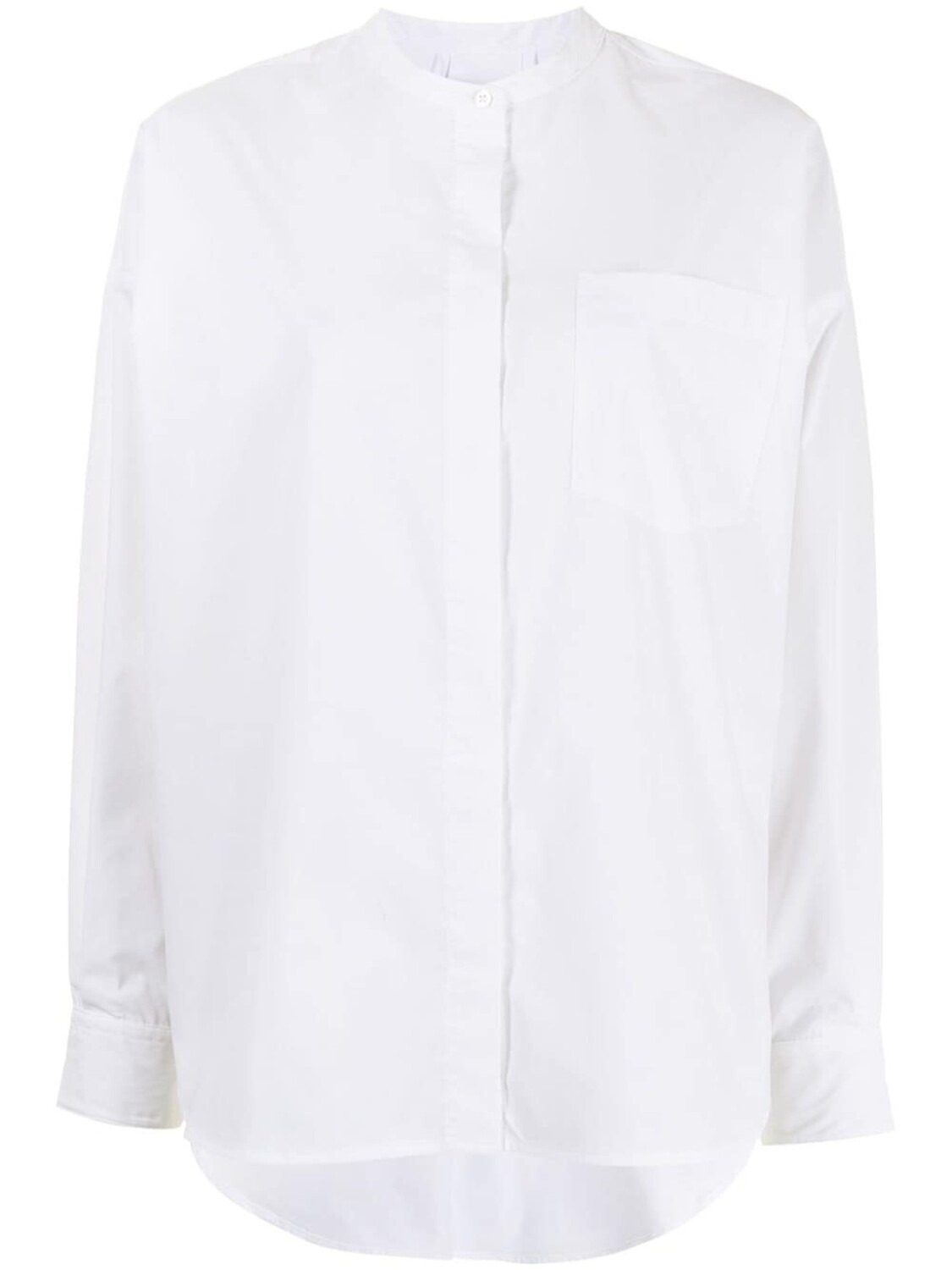 

3.1 Phillip Lim рубашка с воротником-стойкой, белый