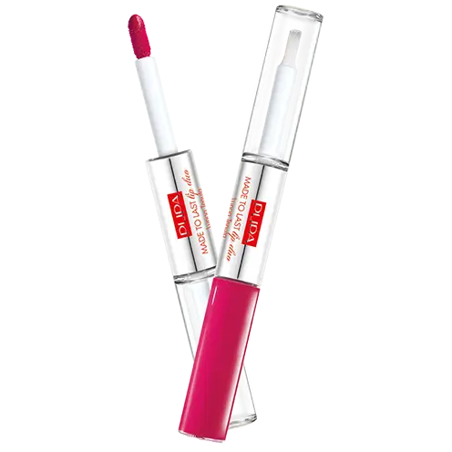 

Водостойкая помада 004 герань фуксия Pupa Made To Last Lip Duo, 2х4 мл