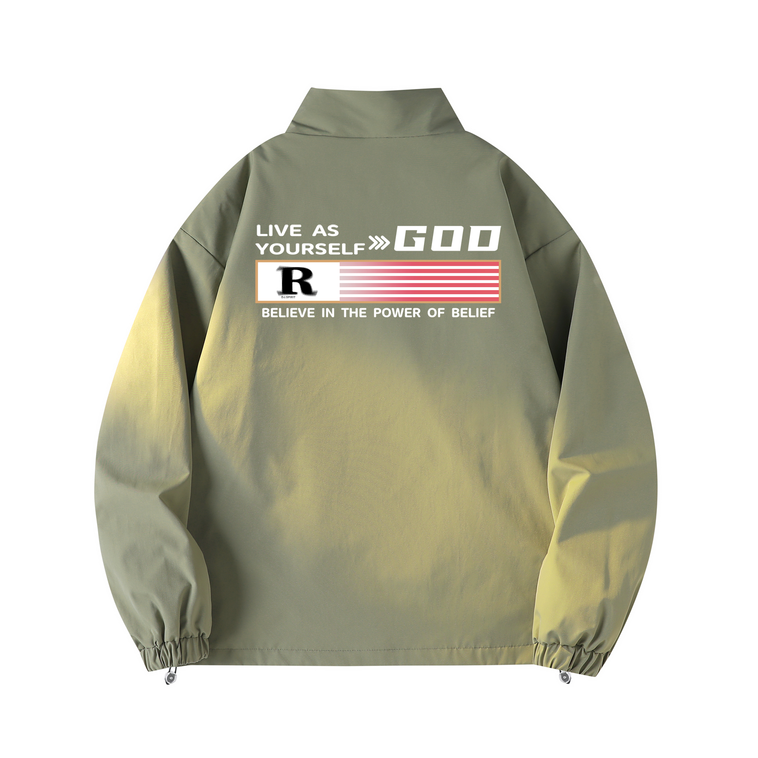 

DJ.SPIRIT Куртка Unisex, Army Green (Stand Collar)