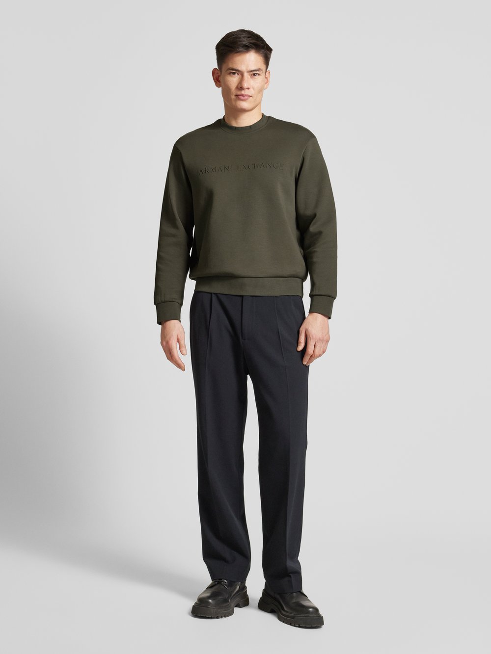 

Толстовка с этикеткой ARMANI EXCHANGE, оливковый