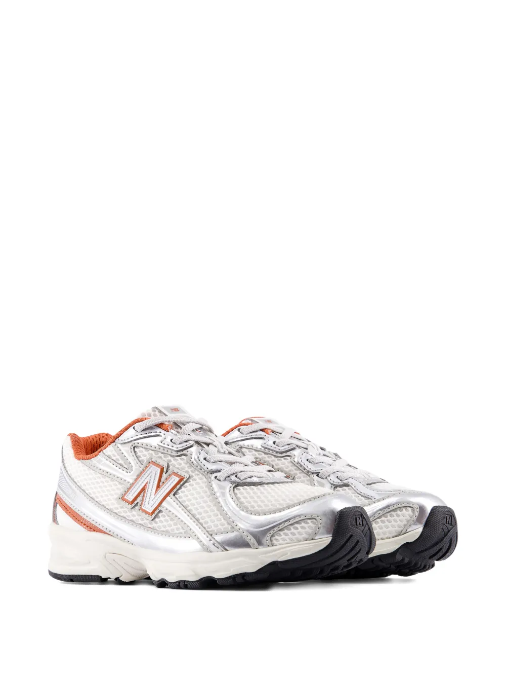 Кроссовки 740 из сетчатого материала с панелями и шнуровкой New Balance Kids, белый — фото 4