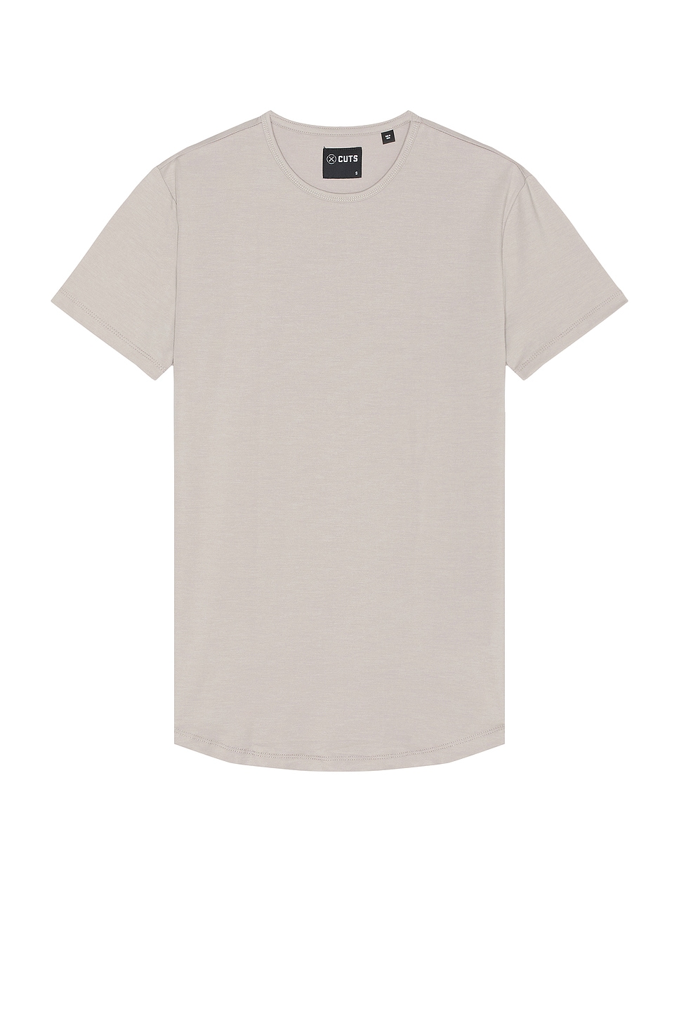 

Футболка с закругленным подолом ao Cuts, цвет dusky graphite