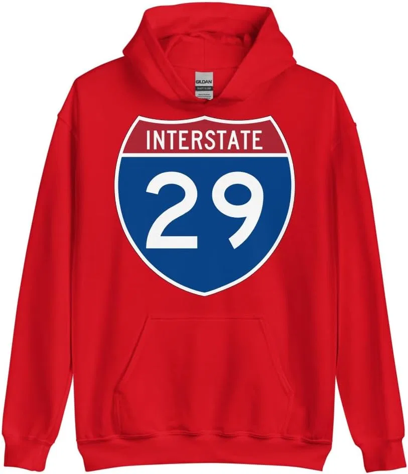 Толстовка Interstate 29 Generic, красный