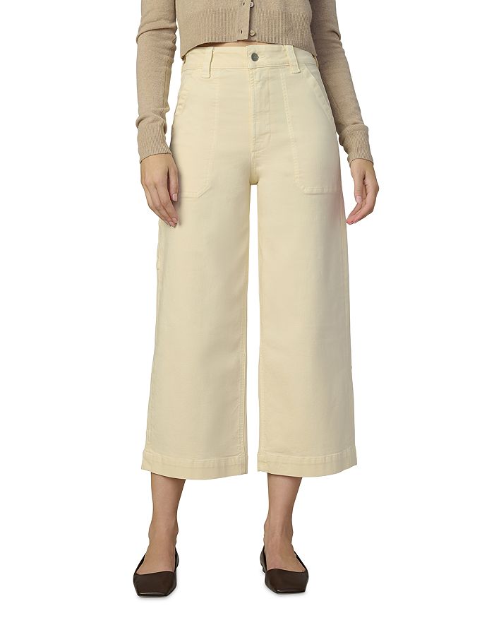

Джинсы Chloe Utility Crop Wide Leg в цвете Creme Brulee Joe's Jeans, белый