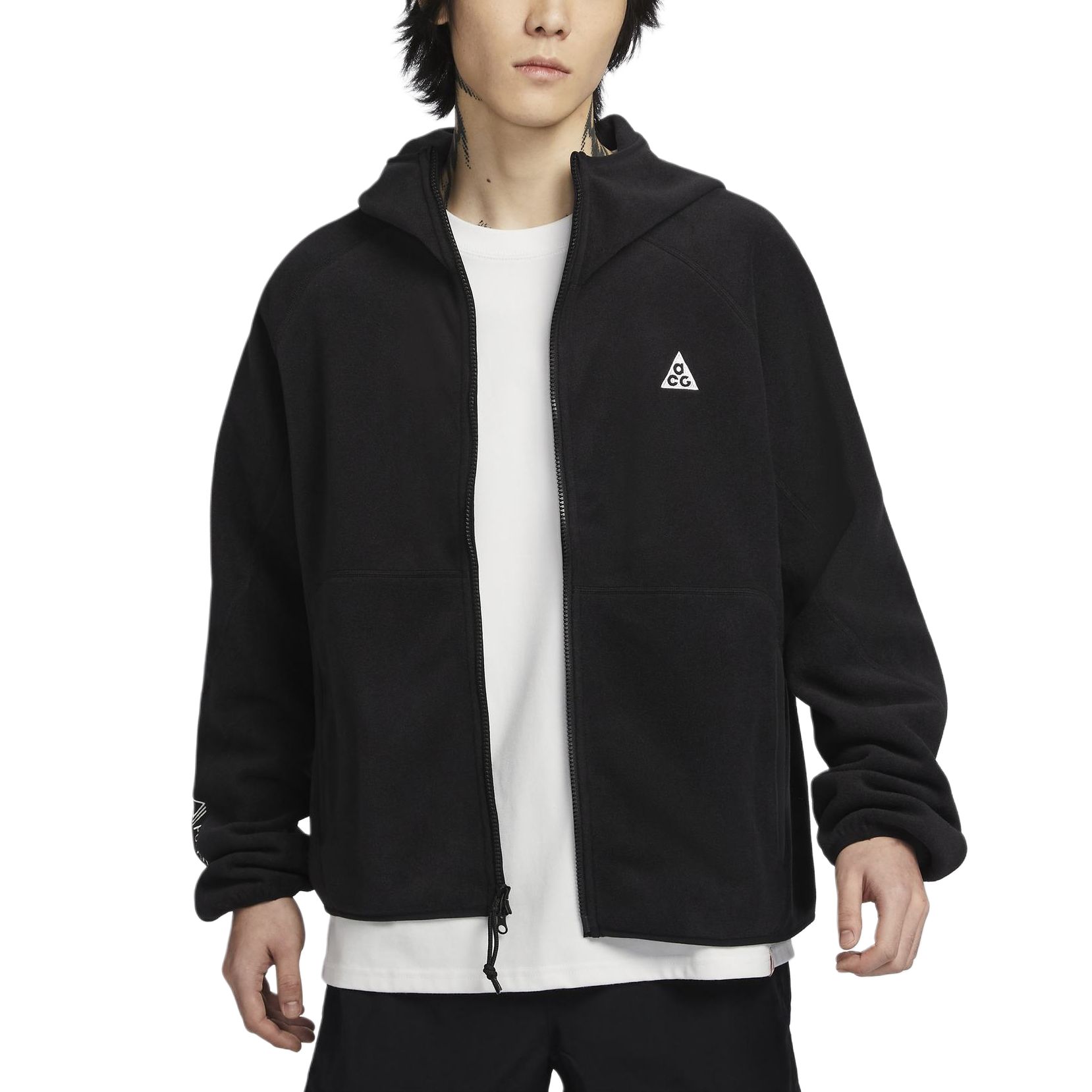 

Nike Толстовка с капюшоном Wolf Tree, Black/Coal Black/Mountain White