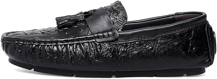 Лоферы с рисунком крокодила, Black PUGHGAETZF — фото 3