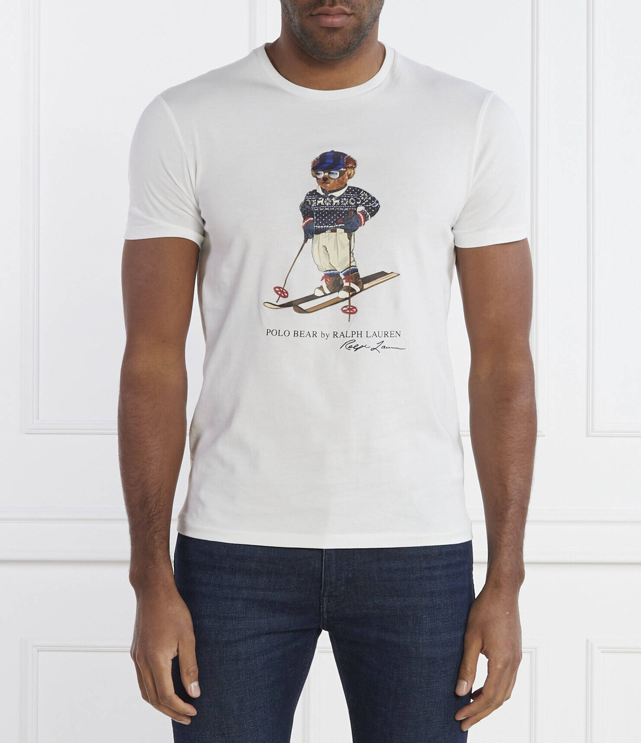 

Футболка POLO RALPH LAUREN Slim Fit, белый