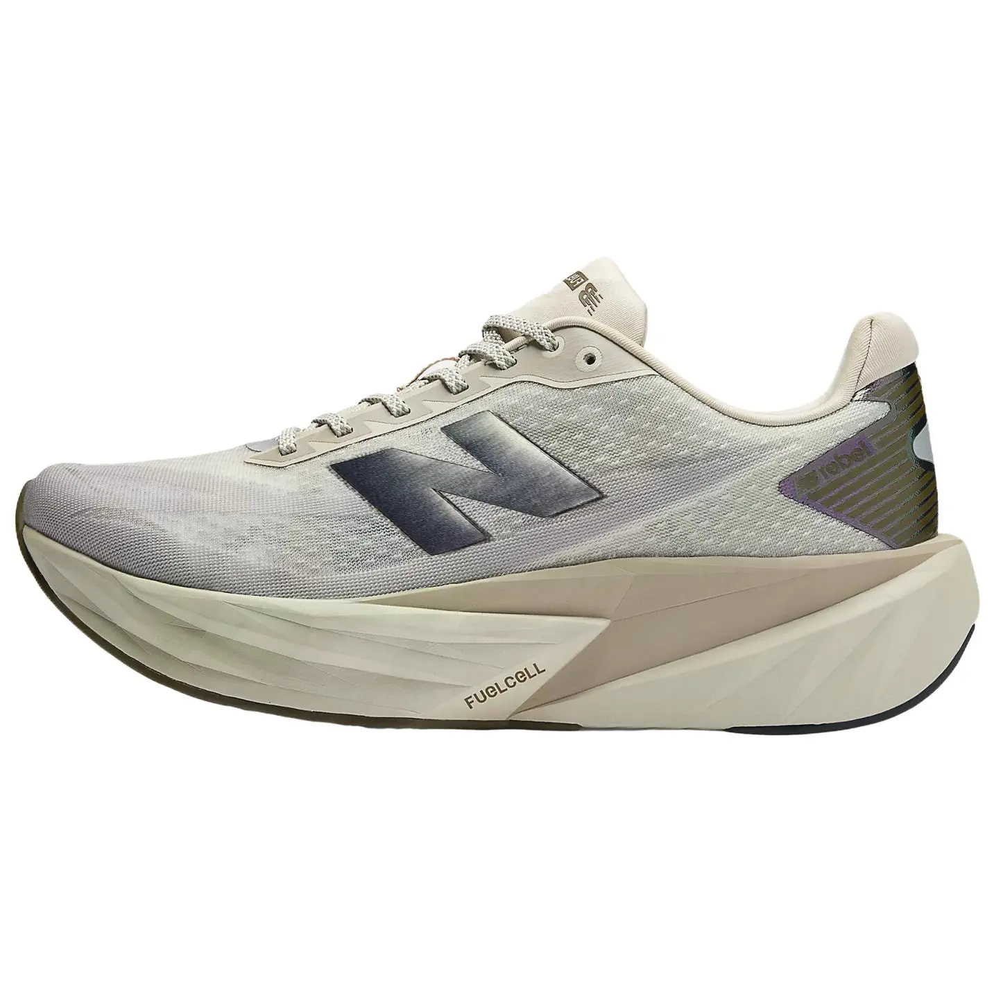 

Дышащие беговые кроссовки FuelCell Rebel V5 мужские light beige New Balance, светло-бежевый
