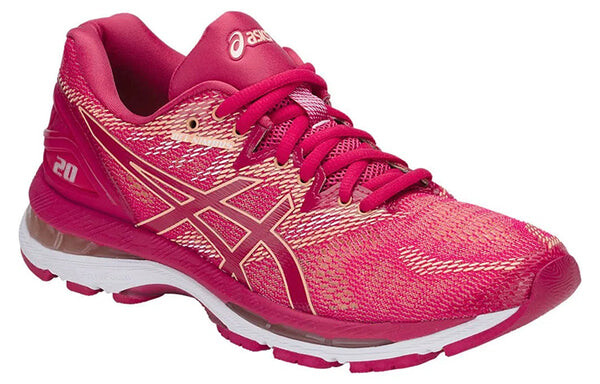 Кроссовки гель нимбус 20 Asics, красный — фото 4
