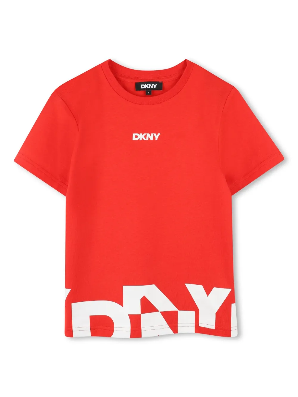 

Футболка с логотипом Dkny Kids, красный