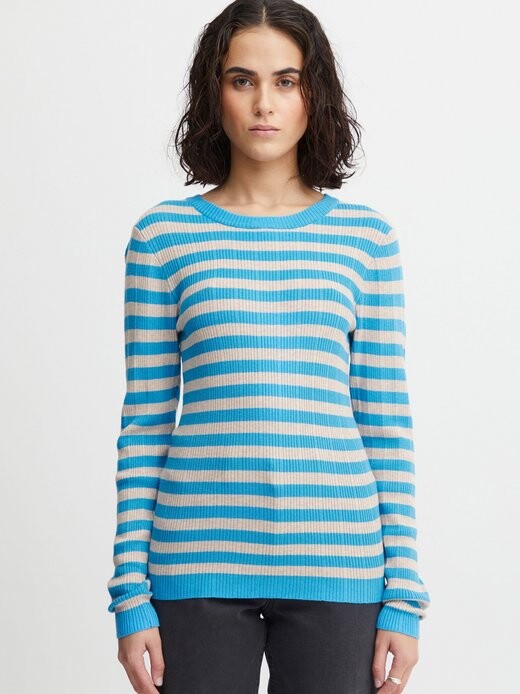 

Вязаный свитер эрафа Ichi, синий