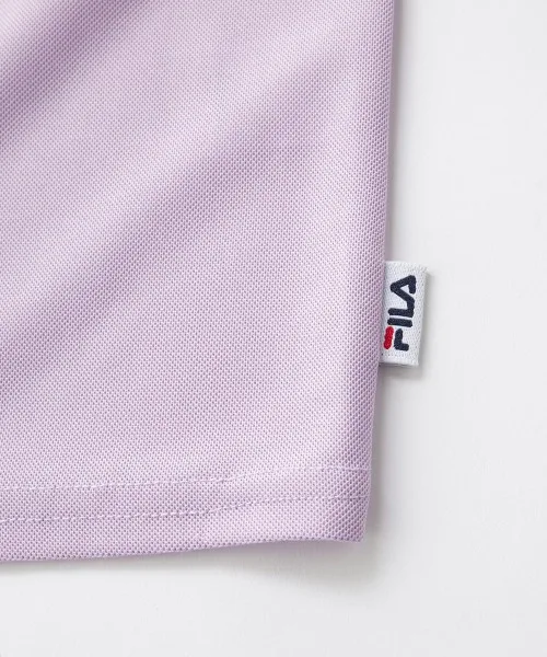 Детская футболка с сухой тканью FILA DRY Pique лавандовая — фото 4