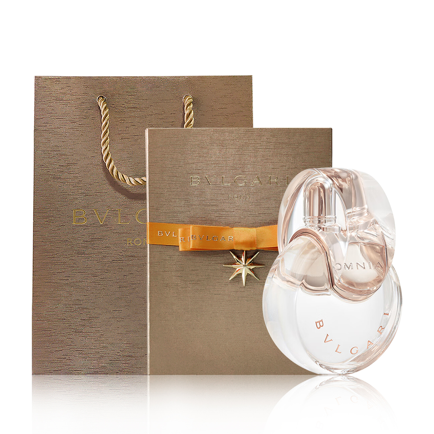 Парфюмерный набор Bvlgari Omnia Crystalline: туалетная вода White Crystal, 50 мл + пробник White Crystal, 1,5 мл + подарочная коробка — фото 3