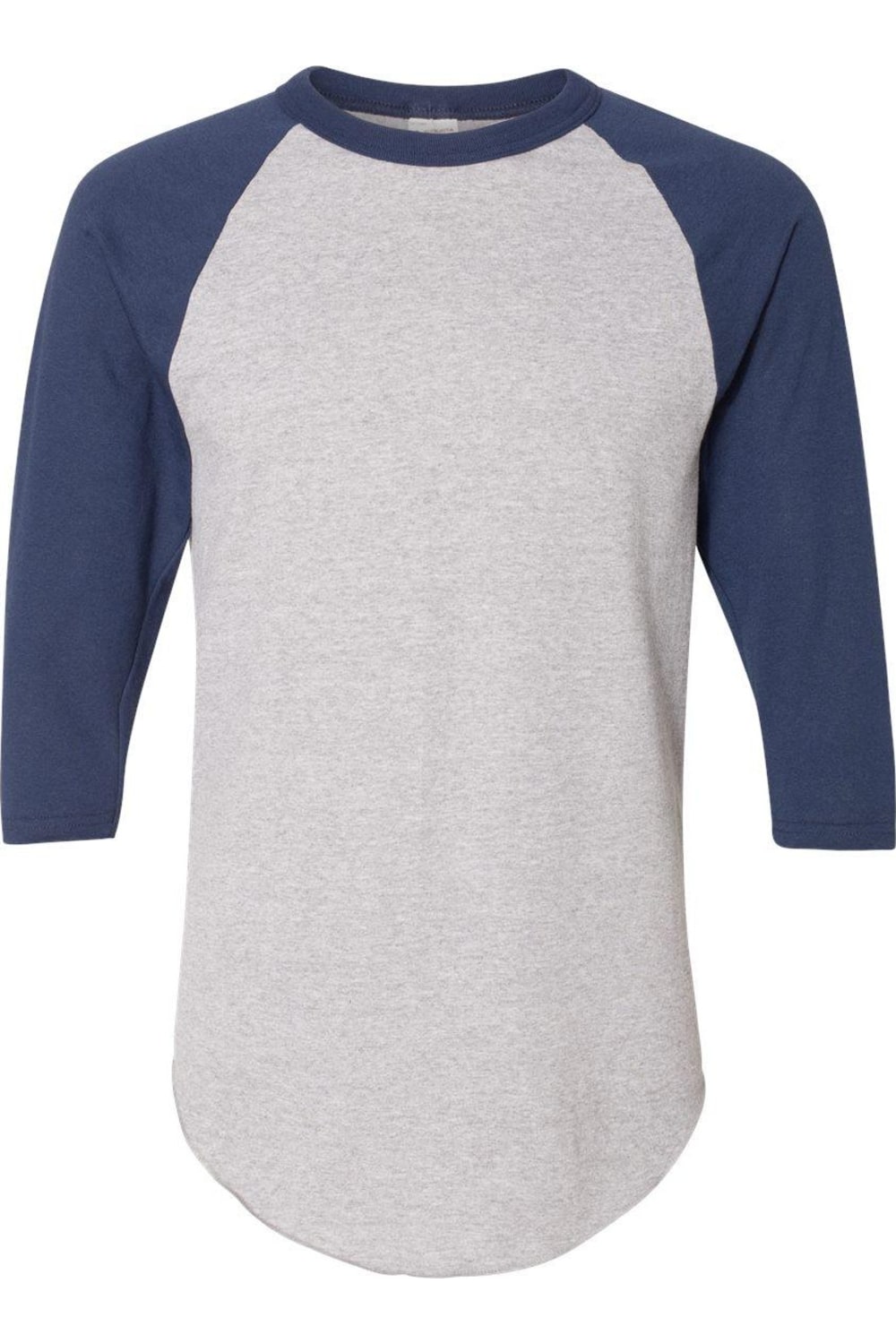 

Бейсбольная майка Augusta Sportswear с рукавом реглан три четверти, цвет athletic heather/ navy
