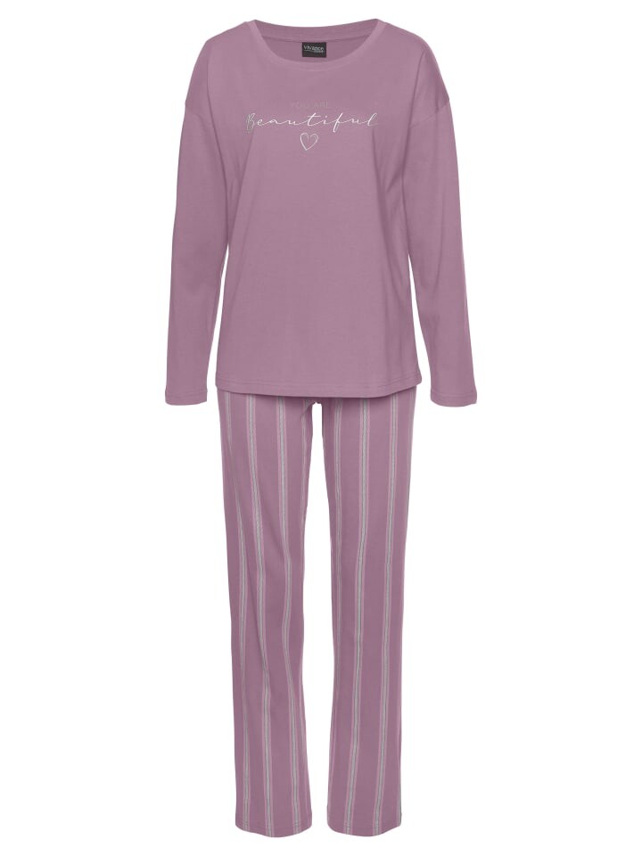 

Пижама VIVANCE DREAMS, цвет mauve gestreift