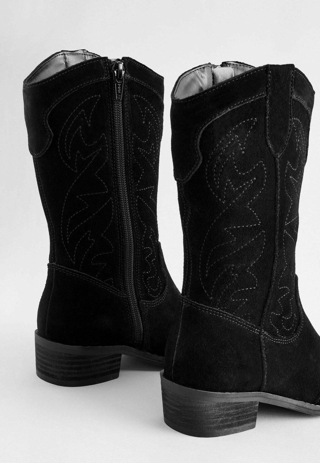 

Ковбойские/байкерские сапоги TALL WESTERN REGULAR FIT Next, черный