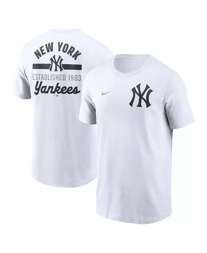 

Мужская белая футболка New York Yankees 2-Hit Nike