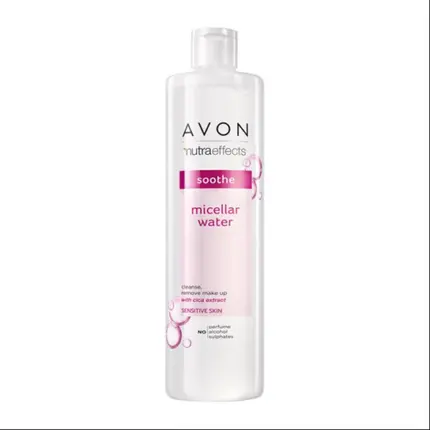 

Мицеллярная вода для лица Nutra Effects, 400 мл, масло ши с витамином Е, Avon