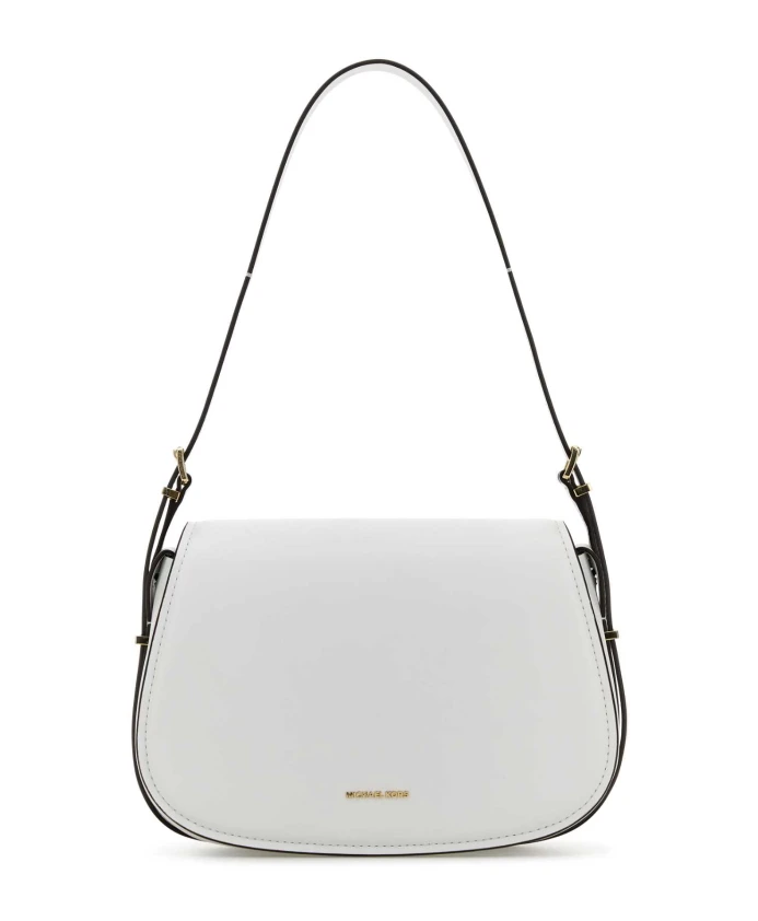 

Кожаная сумка через плечо Michael Kors, белый