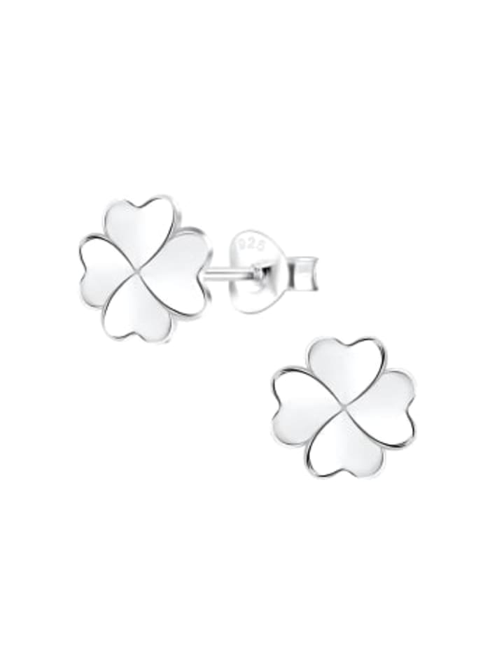 

Alexander York Серьги в виде клеверного листа, серьги-гвоздики из серебра 925 пробы, комплект из 2 штук