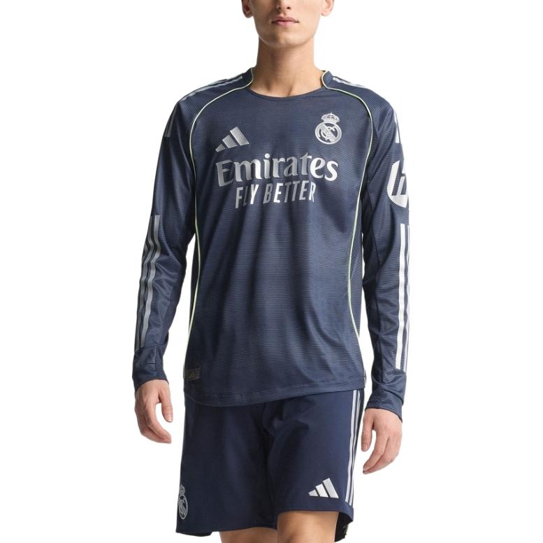 

Футболка Real Madrid 25/26 длинный рукав гостевая аутентичная Adidas, Plain Jersey