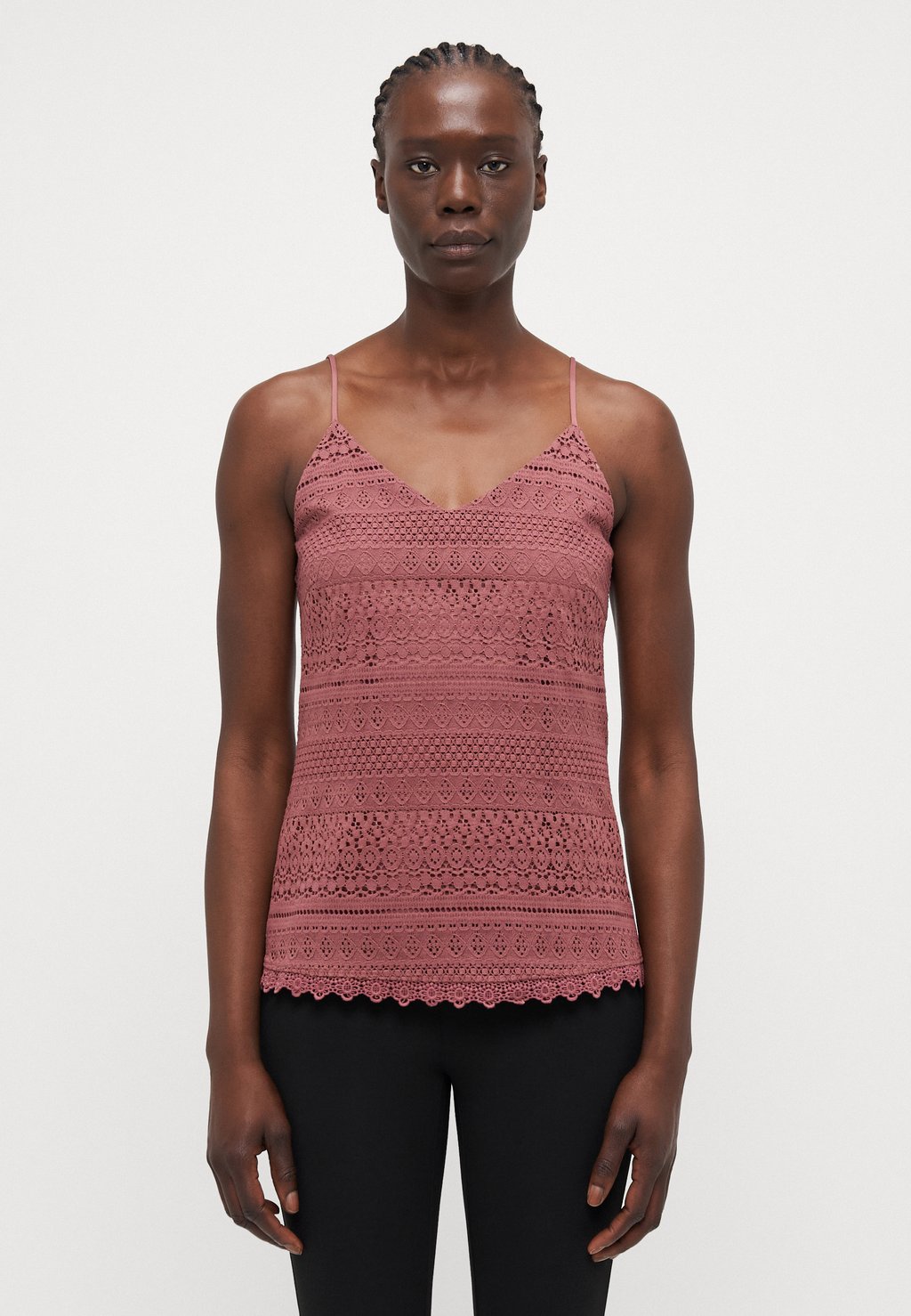 

Топ VMHONEY SINGLET Vero Moda Tall, коричневый